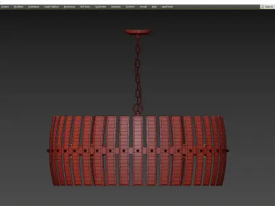 ORLAND GLASS Low-poly 3D model