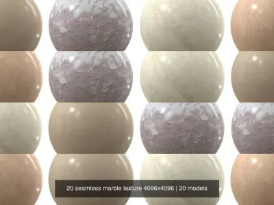 20 seamless marble texture 4096x4096 Texture