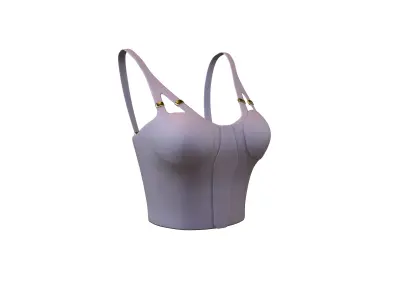 Bra Top v1 005 Low-poly 3D model