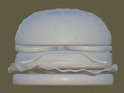 Burger Free 3D print model