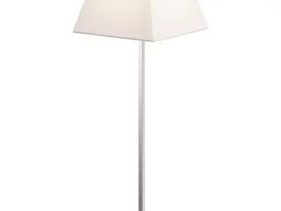 PROJECT floor lamp with shade 3D model