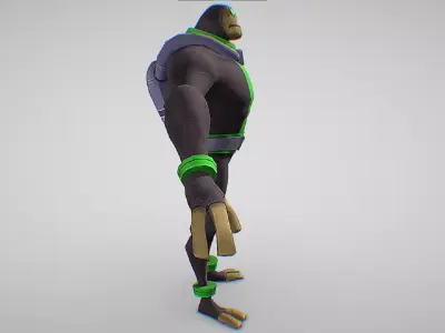 Bullfrag - Omnitrixs DNA sample of Incursean - Ben 10 Omniverse2 Low-poly 3D model