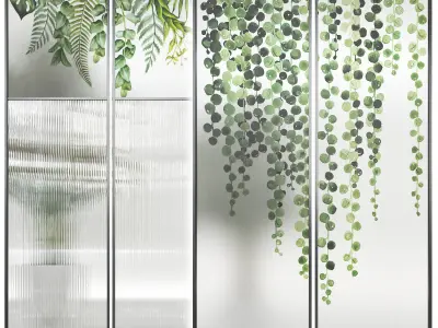 Phyto Glass Partition 3D model