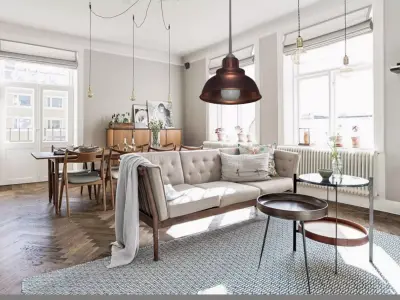 Industrial Lamp Shade Decor Retro IKEA Compatible 3D print model