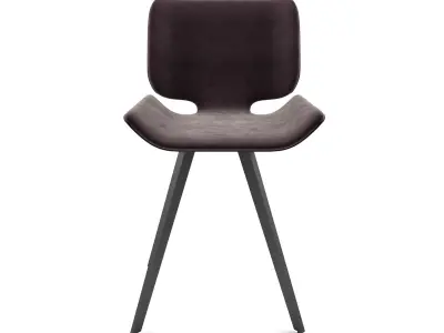 Astra Dining Chair by Nuevo - Blush Color 3D model