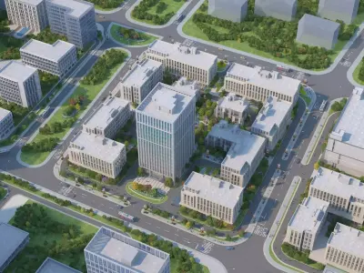 Architectural animation shots 3D model 3D model 3D model