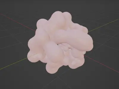 Abstract Blob model 3D model