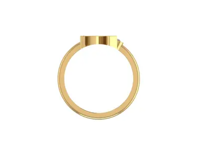 - Old English font ring A 3D print model