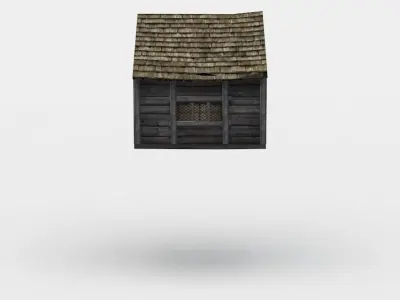 House oriel Low-poly 3D model