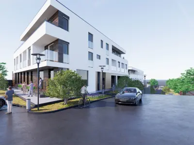 Apartment Building 2 3D model