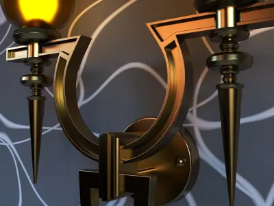 Wall Light Classic 3D model