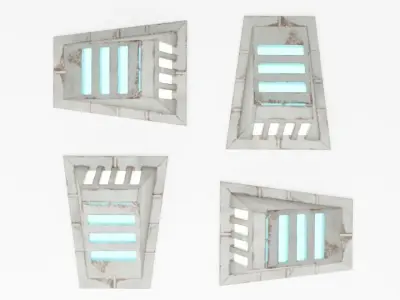 Star Wars Echo Base Hangar light - 1-18 scale Hasbro Kenner 3D print model