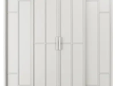 Entrance door set21 3D model