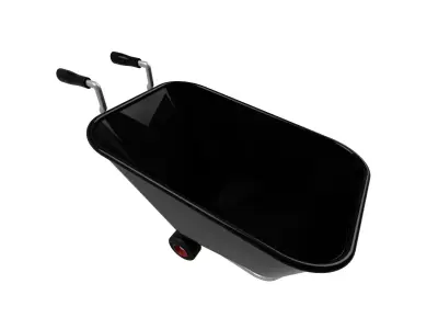 Wheelbarrow Low-poly 3D model