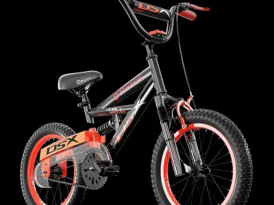 Razor Dual Suspension BMX  Bike Low-poly 3D model