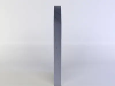 Window metal pole Low-poly 3D model