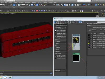 Man Hx3 Tail light 3D model