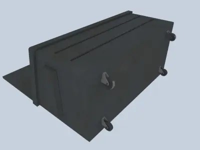 Industrial Garbage Container 3D model