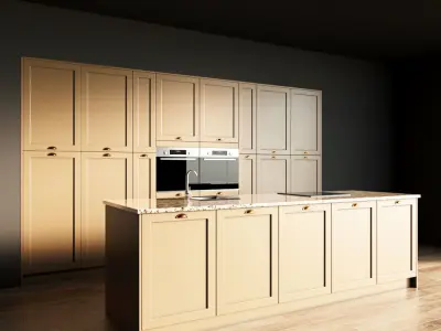 26-Kitchen2 matte 3 3D model