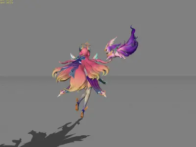 Floryn Melody of Light Low-poly 3D model