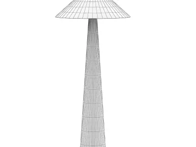 Romani Iridescent Acid Wash Floor Lamp 3D model