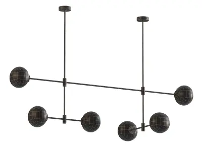 Trevi Dual Stem Pendant 3D model