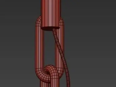 Granelle 6 Chandelier 3D model