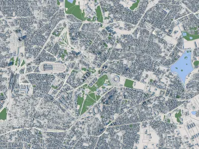 Bengaluru City India 3D model