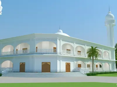 Masjid Architecture 3D model