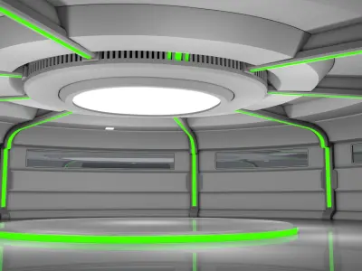 Sci Fi Room 3D model