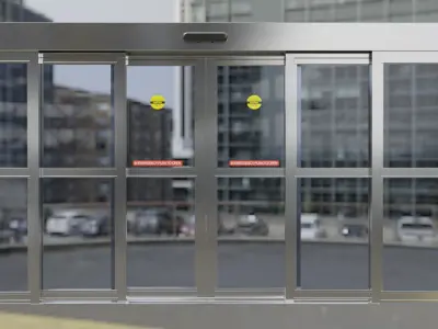 DORMA ESA300T Telescopic Door 3D model