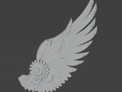 10 MECHANICAL WINGS 3D model