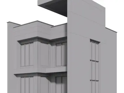 Villa Building 02  3D model