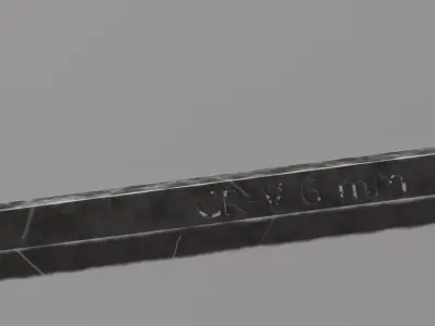 Allen Key tool Free low-poly 3D model