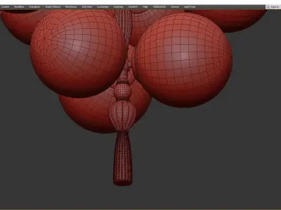  Pigl 9 lights Low-poly 3D model