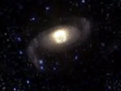 Seyfert Galaxy 3D model