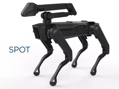 Boston Dynamics Spot Handle Black 3D model