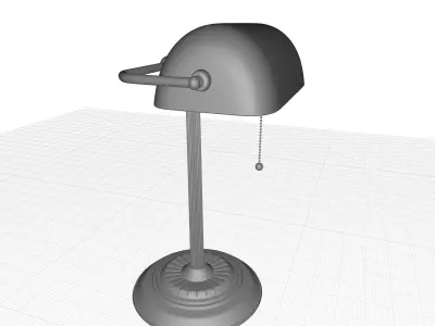 Amann Silver Lamp 3D model