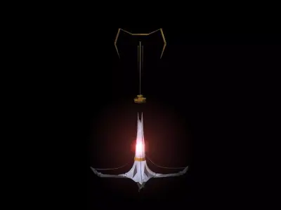 Low poly model of MMO Rune 3D model