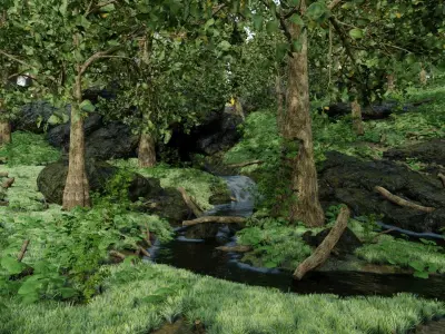 Stream Scene 3D model