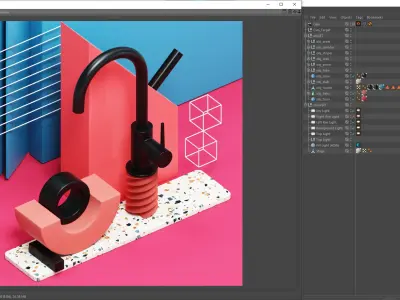 ABSTRACT FAUCET-delta 3D model