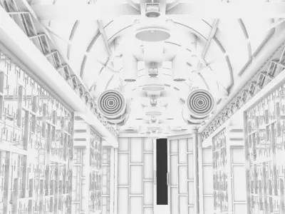 greenhouse building 3D model