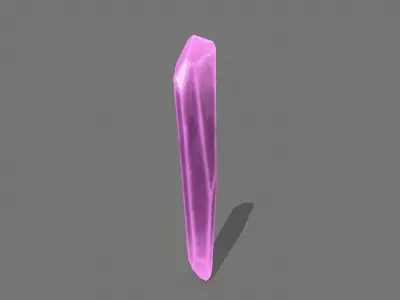 Crystal Set amethyst Low-poly 3D model purchase