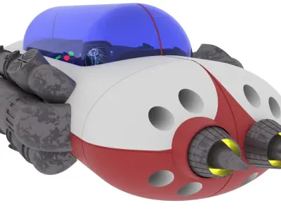 A1 Landspeeder 1-12 scale Blackseries 3D print model