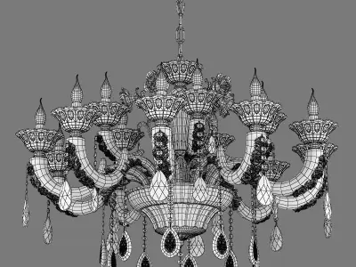 MD 32661-10-5 Osgona Chandelier 3D model