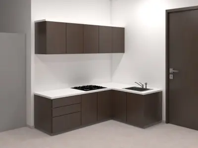 Apartment Furniture Set 3D model