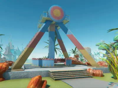Attraction plate 3D model