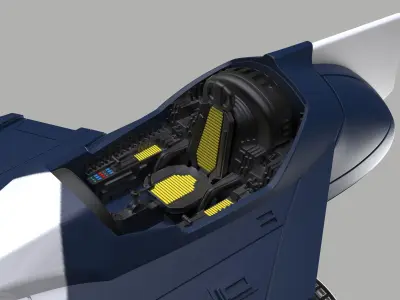 Star Wars Delta 7 spaceship 3D print model