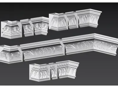 Gypsum line 3D model