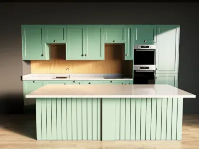 4-Kitchen4 glossy 1 3D model